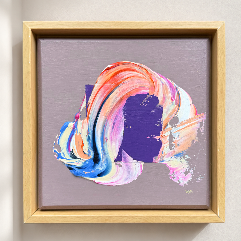 Restraint — Original Acrylic on MDF by Hira A. | Art Sauce Studios
