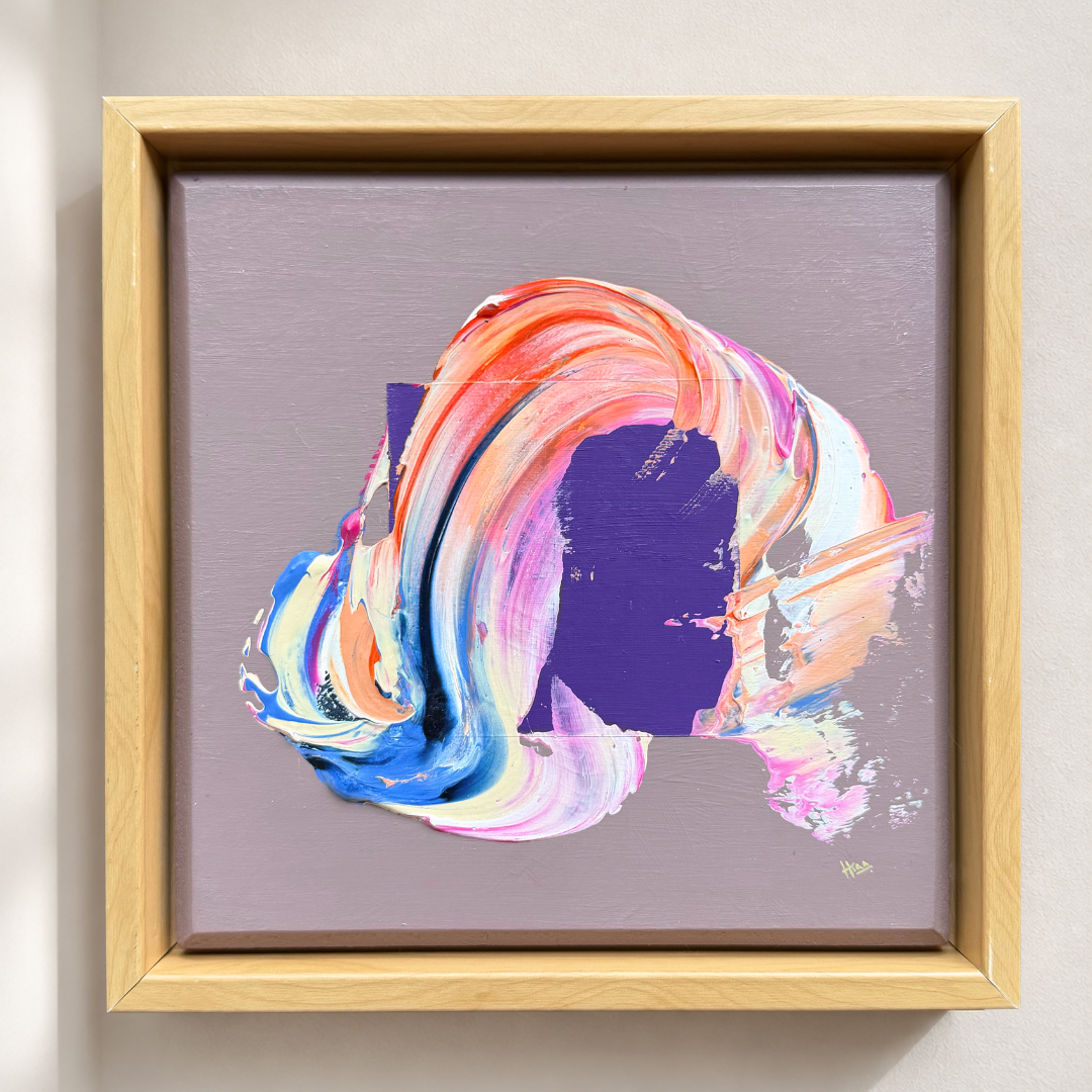 Restraint — Original Acrylic on MDF by Hira A. | Art Sauce Studios