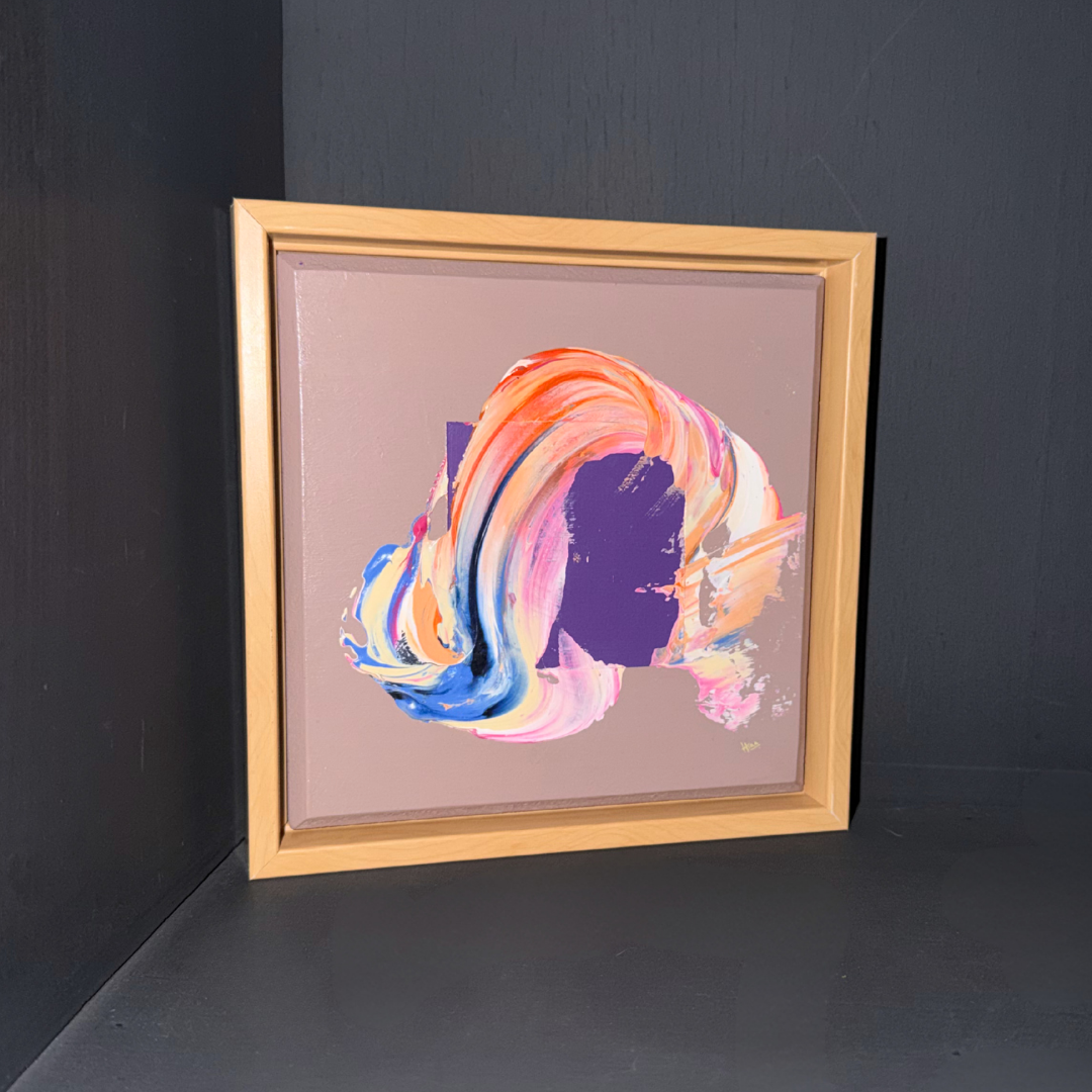 Restraint — Original Acrylic on MDF by Hira A. | Art Sauce Studios