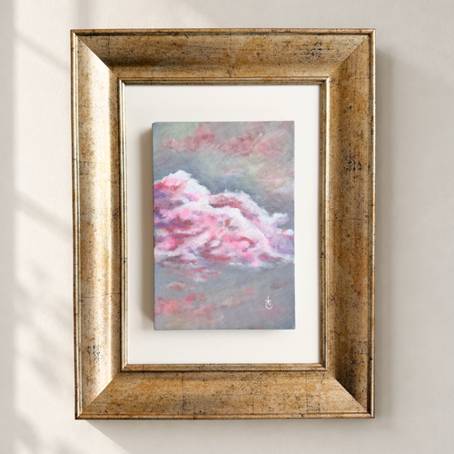 Alternate view of Cloud Study I, 1/5 by Hina Khan, acrylic on canvas